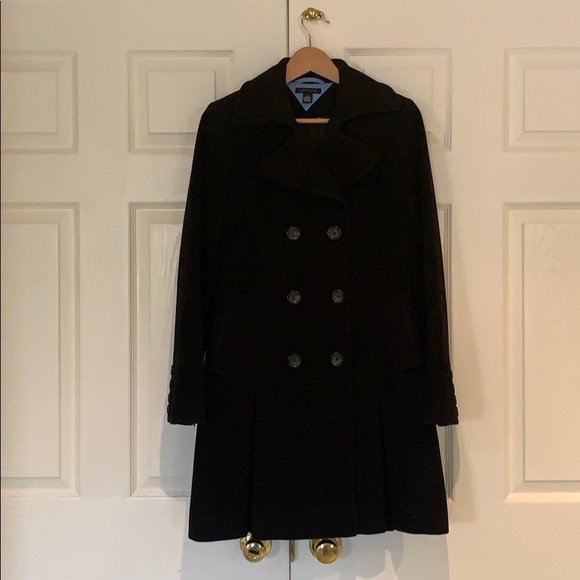 Tommy Hilfiger black peacoat - Picture 3 of 8